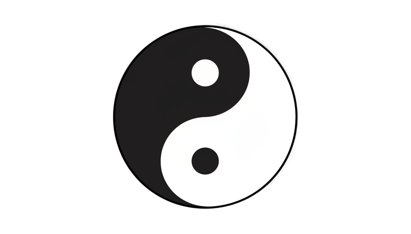 yin and yang logo png PNG transparent background