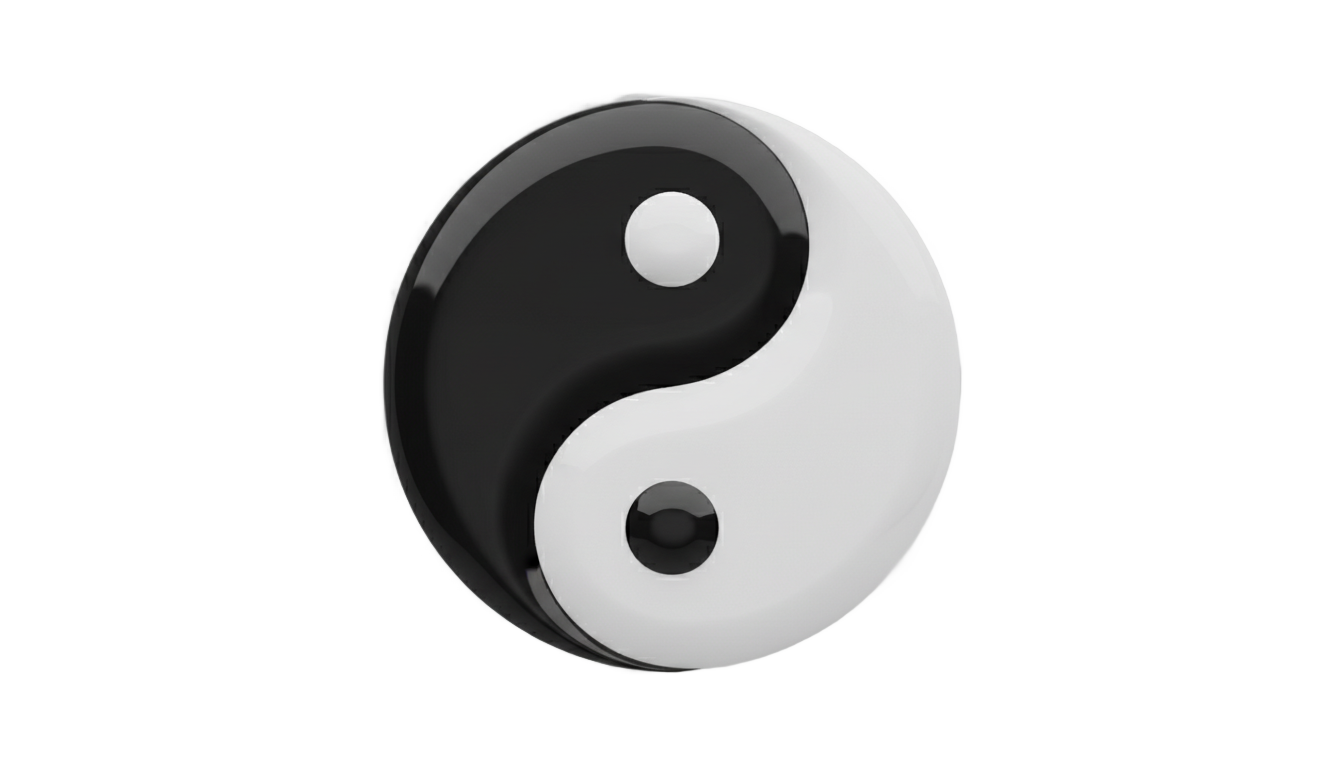 yin e yang png PNG transparent background
