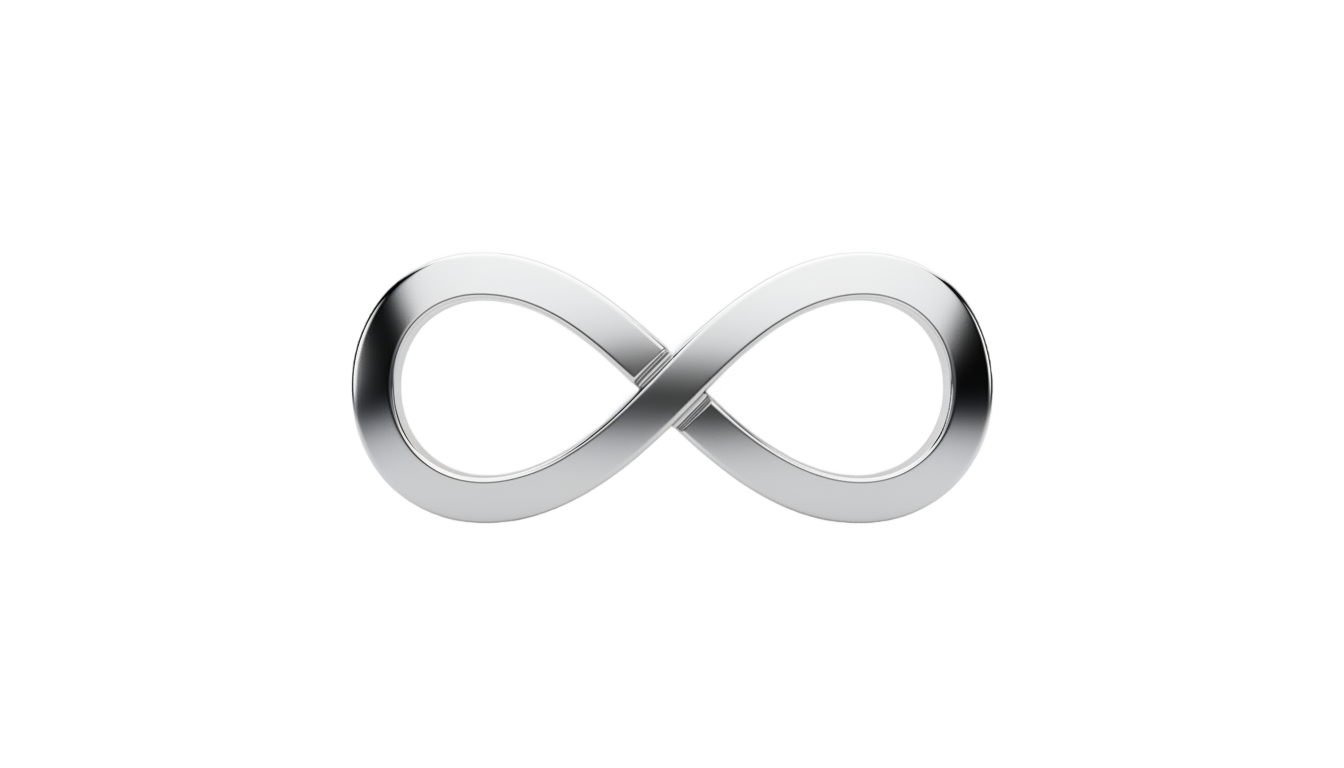 infinity symbol logo png PNG transparent background
