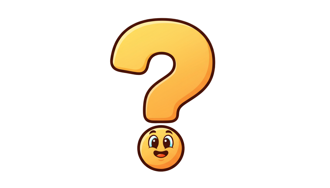cute question mark clipart png PNG transparent background