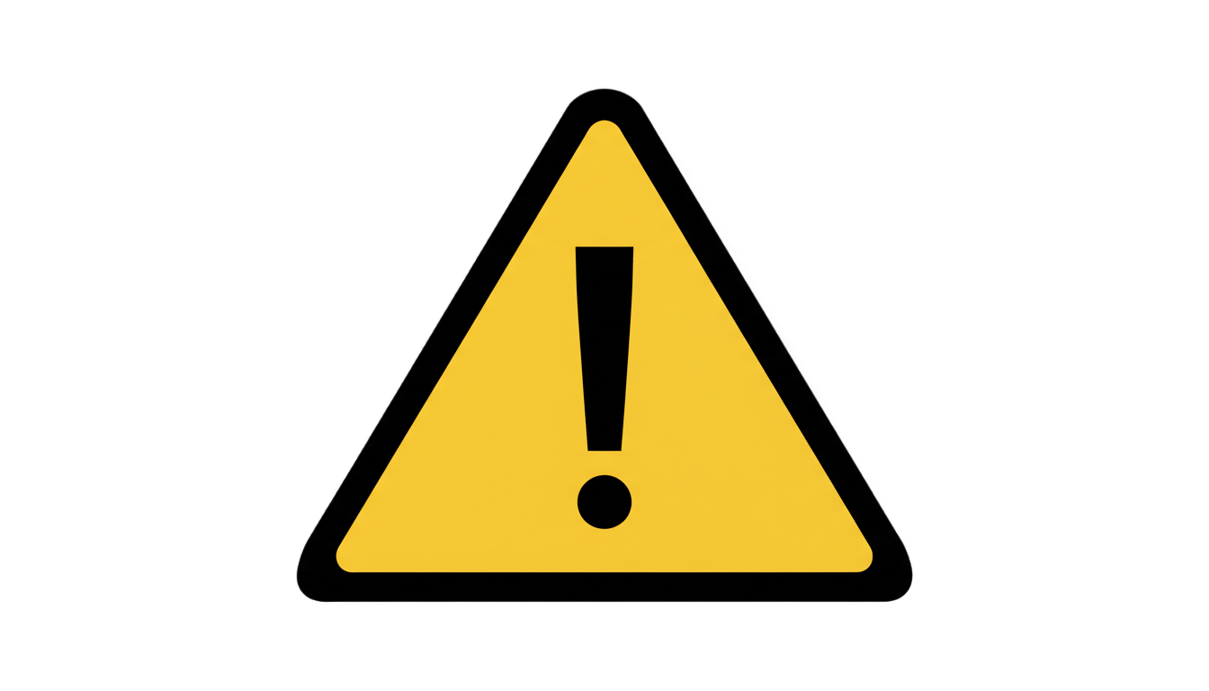 triangle warning sign png PNG transparent background