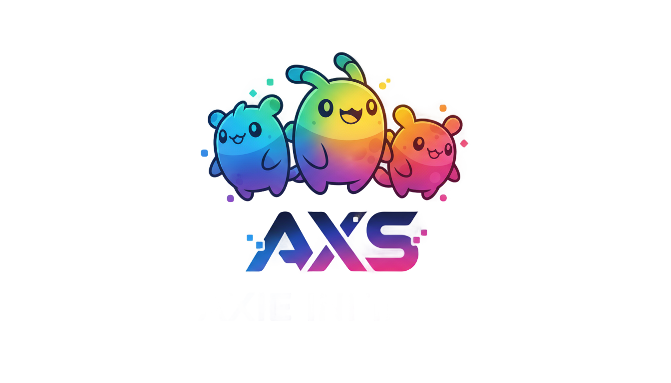axie infinity logo png PNG transparent background