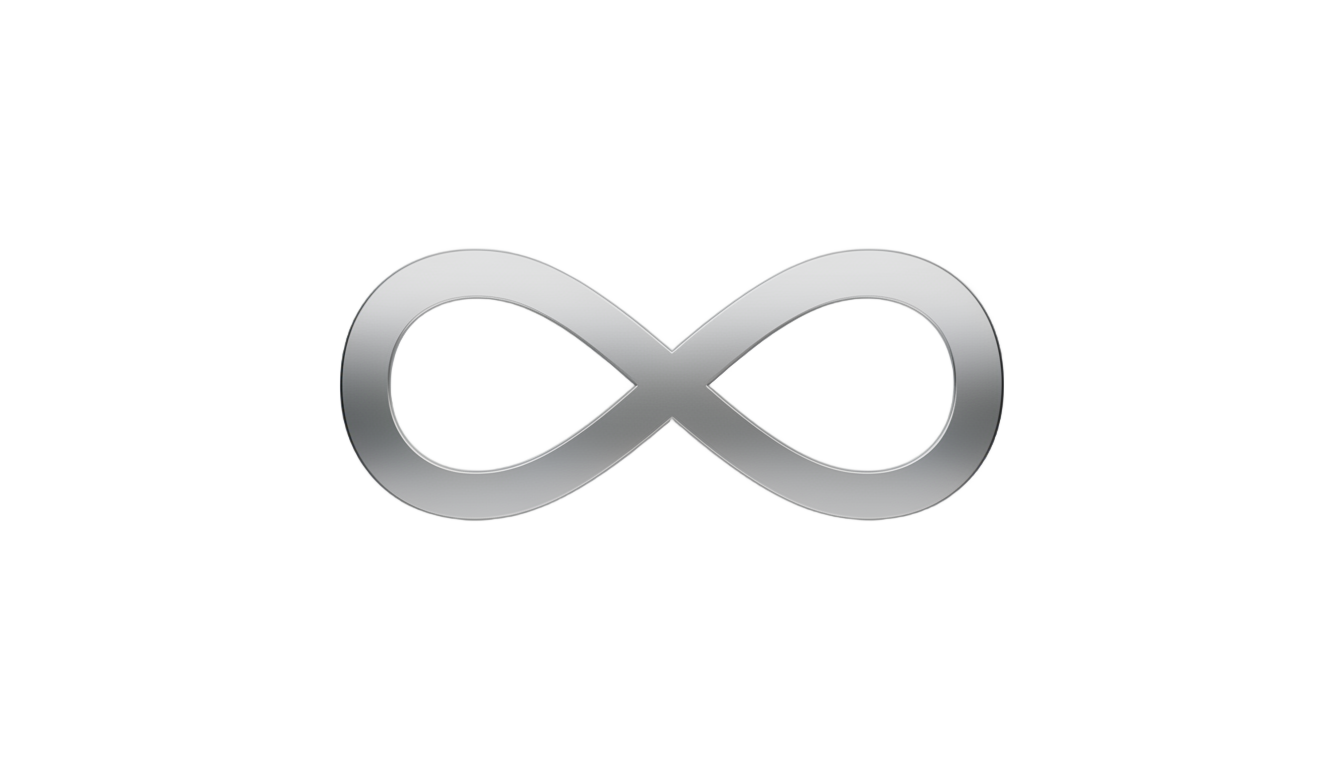 infinity symbol logo png PNG transparent background
