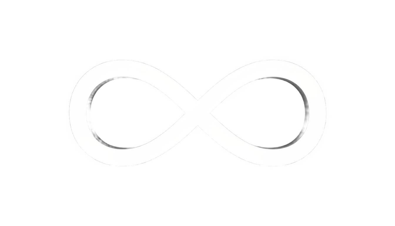 infinity icon png white PNG transparent background
