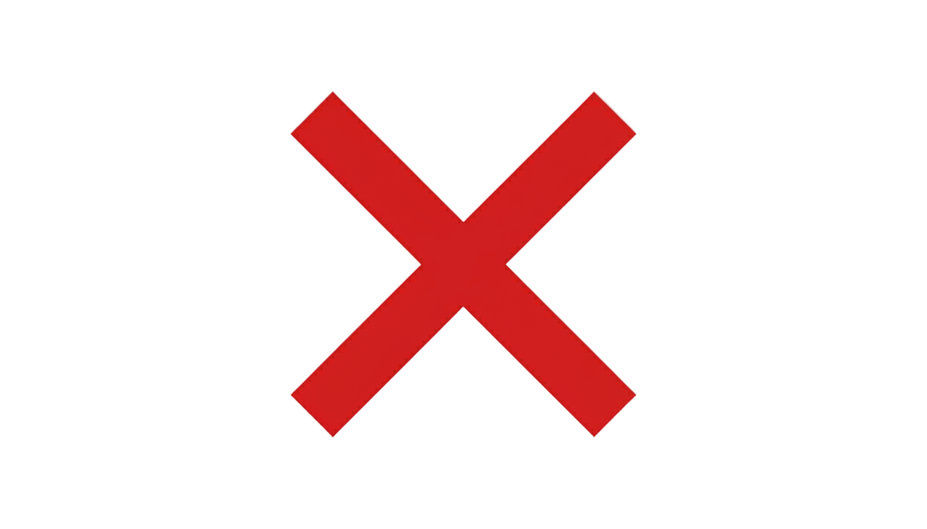 cross mark icon png PNG transparent background