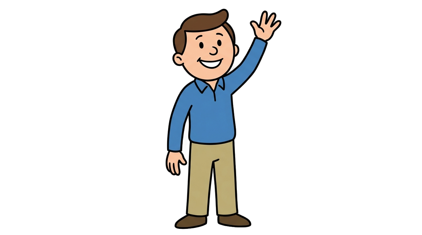no copyright cartoon man png PNG transparent background