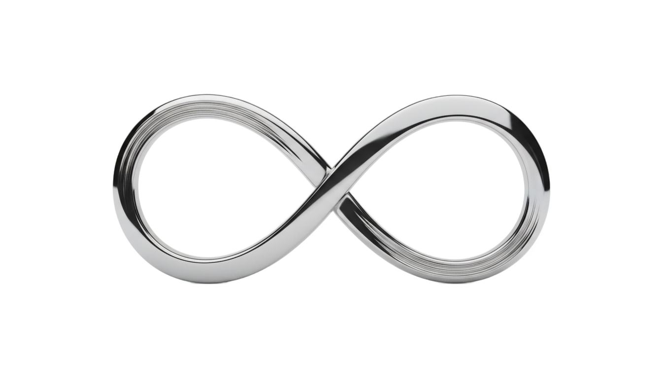 elegant infinity symbol png PNG transparent background