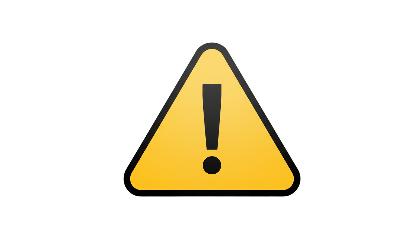 warning sign emoji png PNG transparent background
