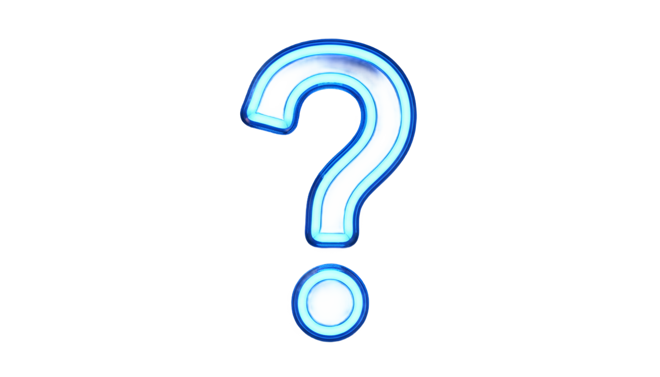 question mark neon png PNG transparent background
