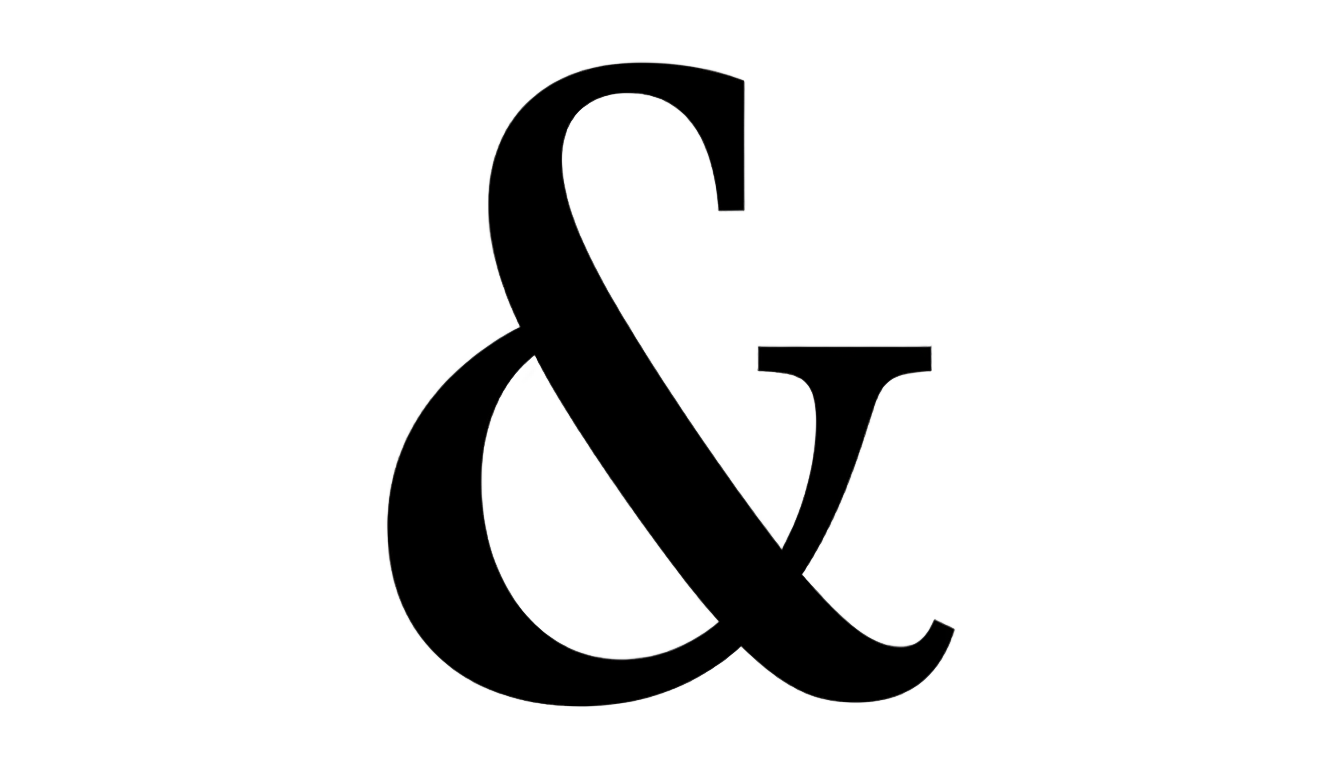 ampersand symbol png PNG transparent background