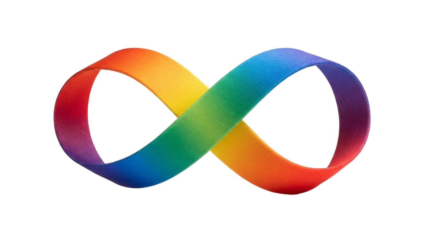 autism infinity symbol png PNG transparent background