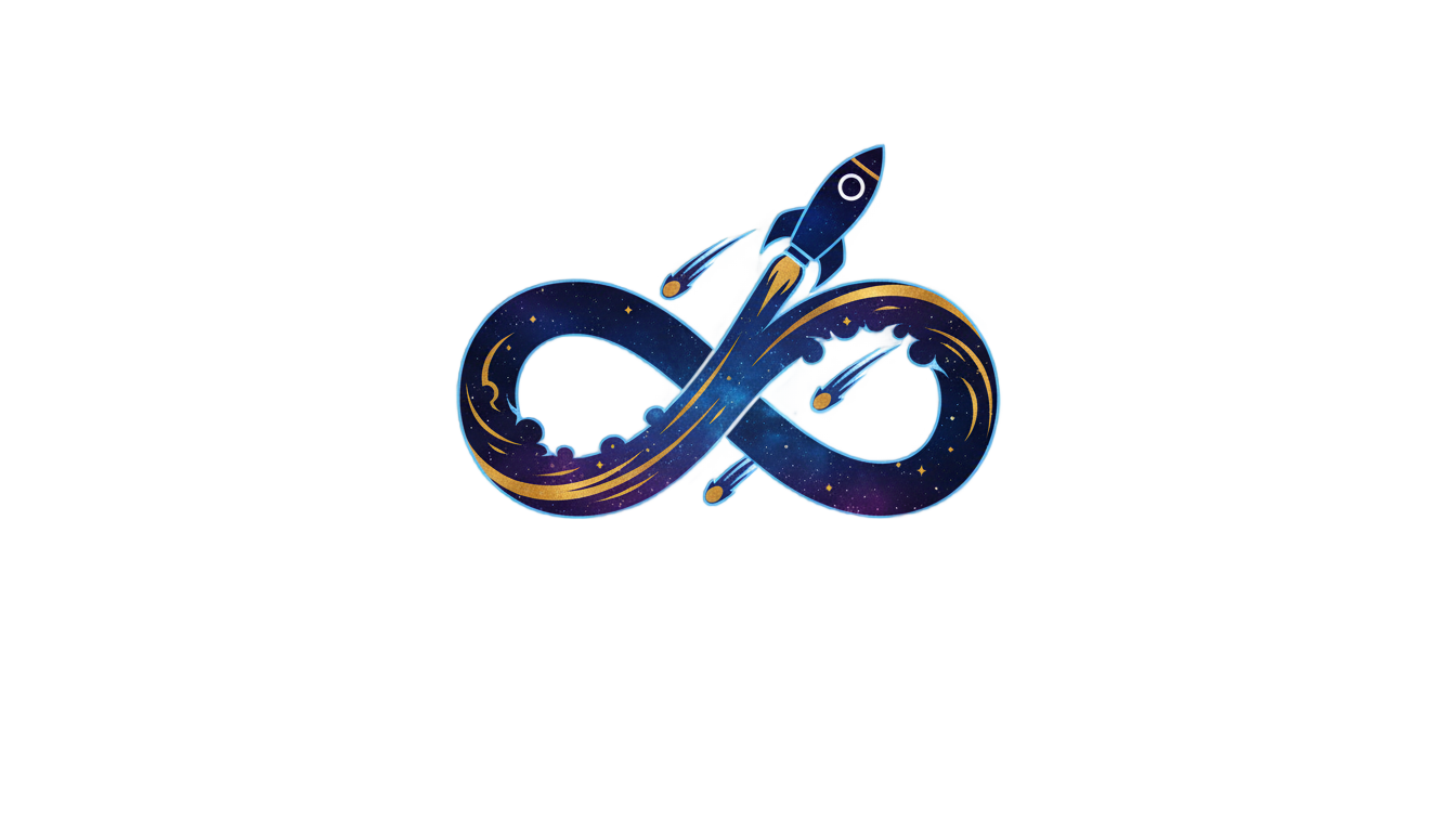two infinity and beyond logo png PNG transparent background