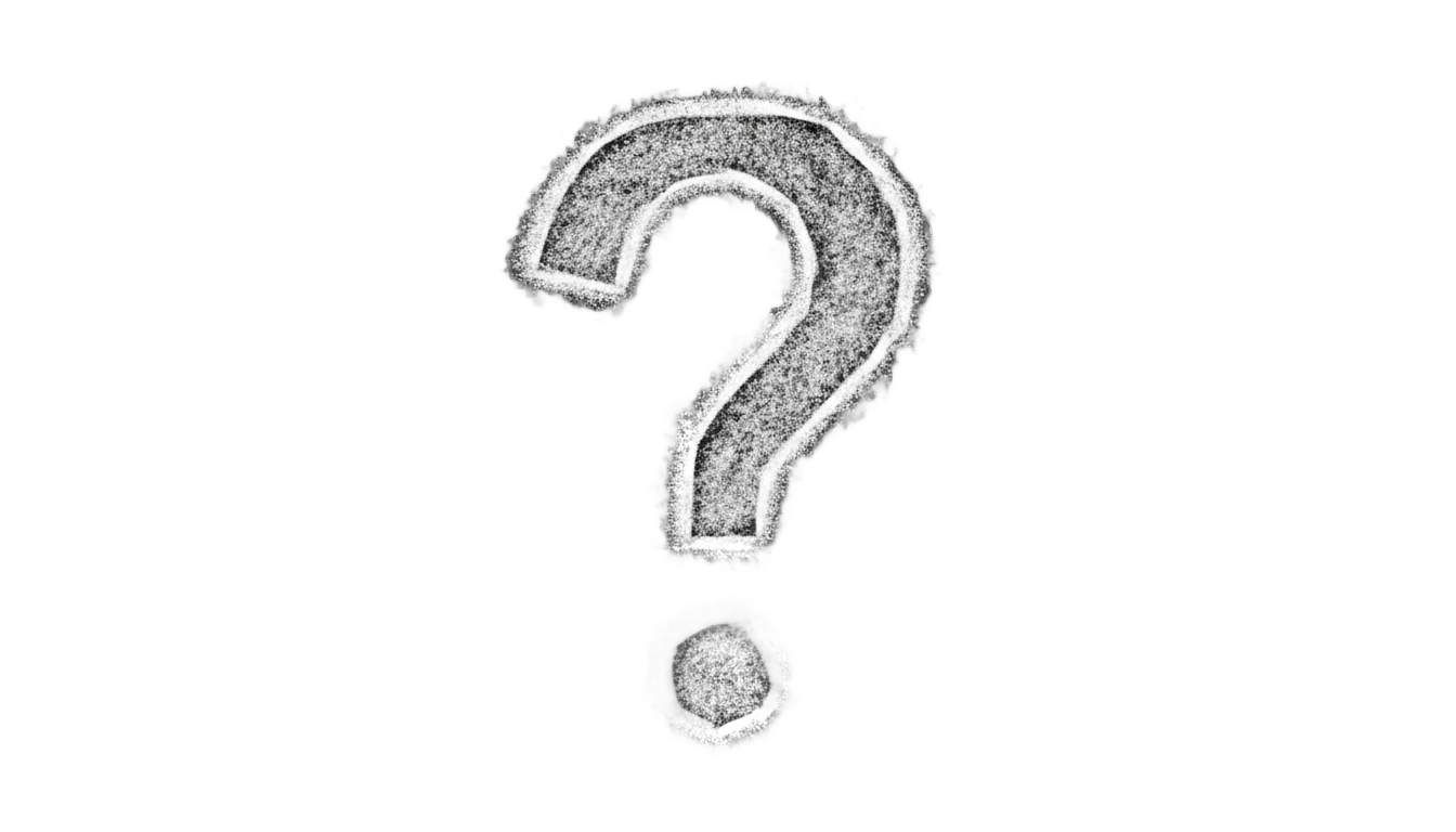 chalk question mark png PNG transparent background