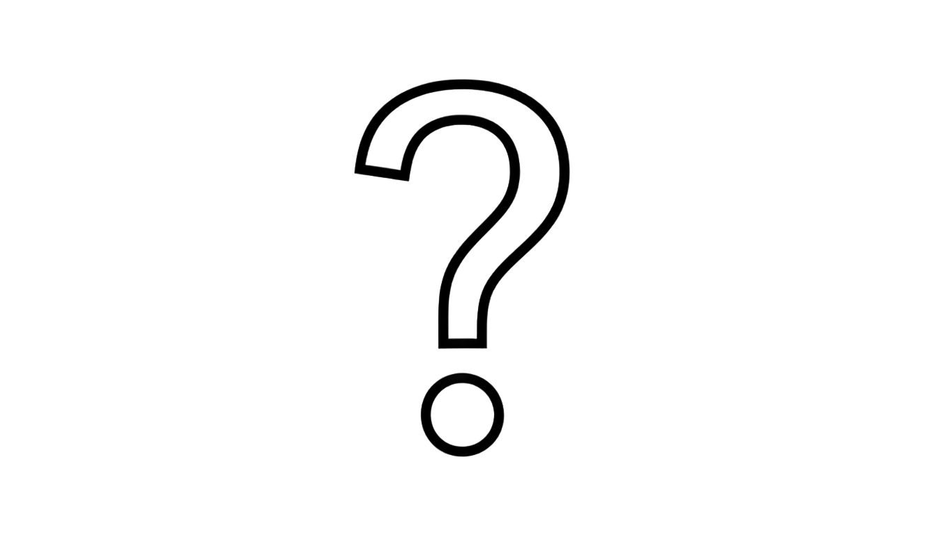 question mark outline png PNG transparent background