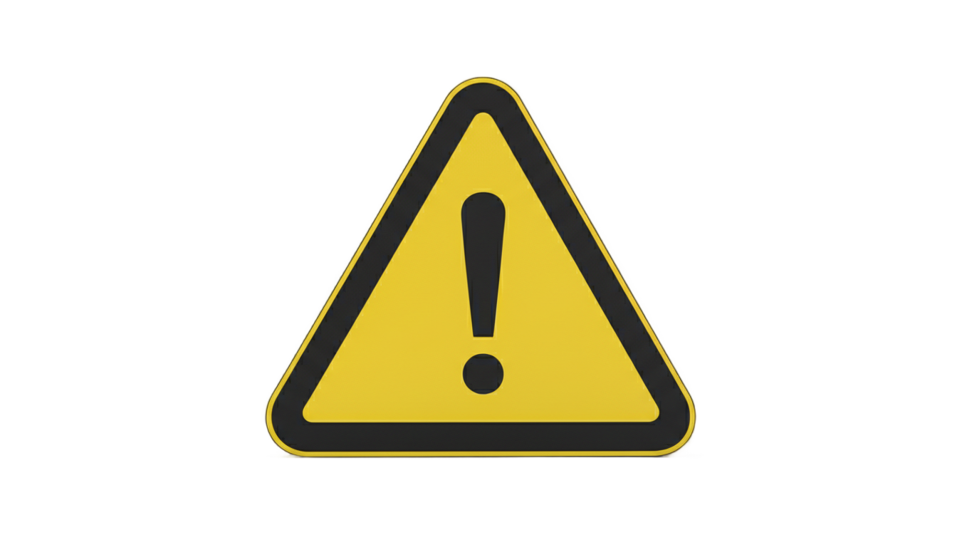 warning sign vector png PNG transparent background