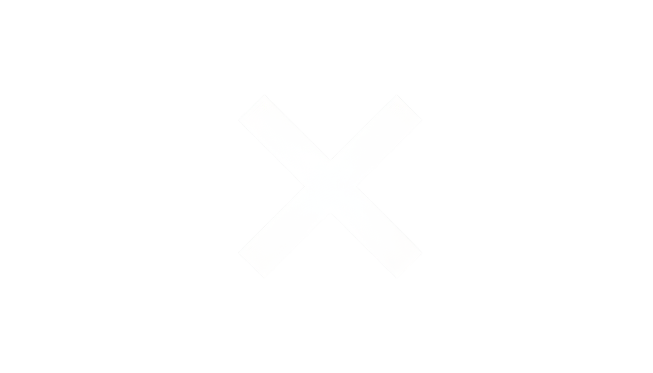 white cross mark png PNG transparent background