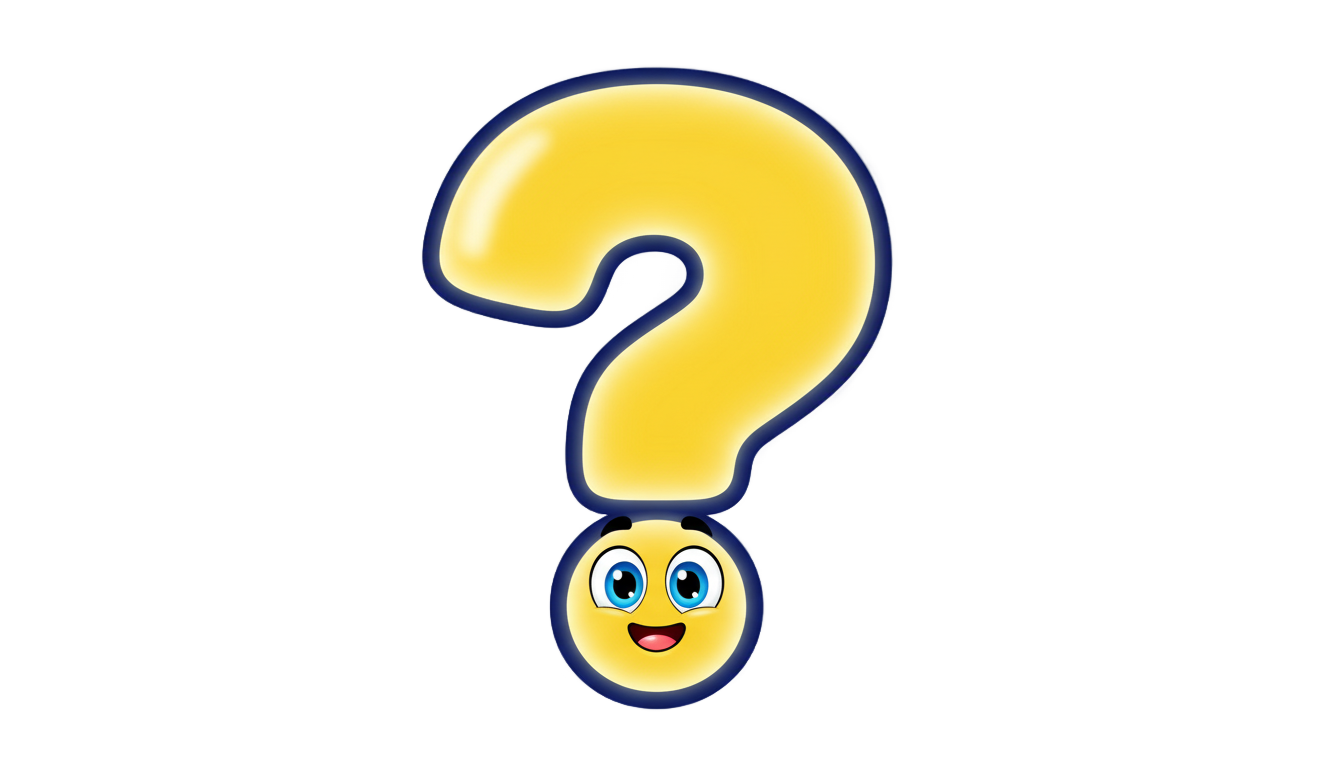 cute question mark clipart png PNG transparent background