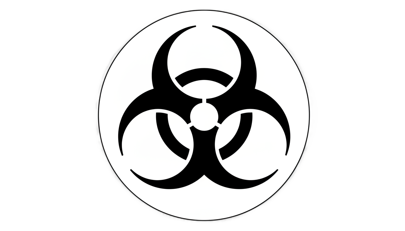 biohazard symbol png PNG transparent background