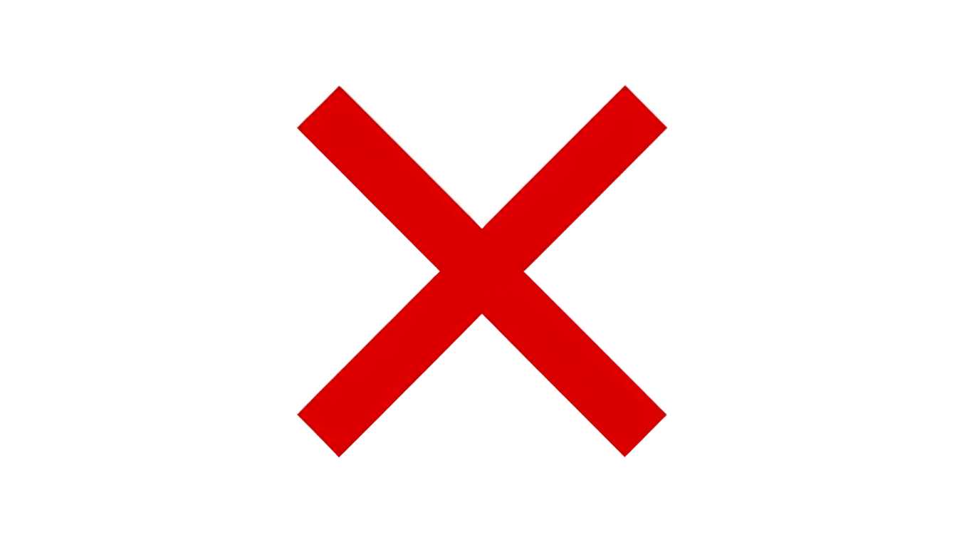 cross mark icon png PNG transparent background