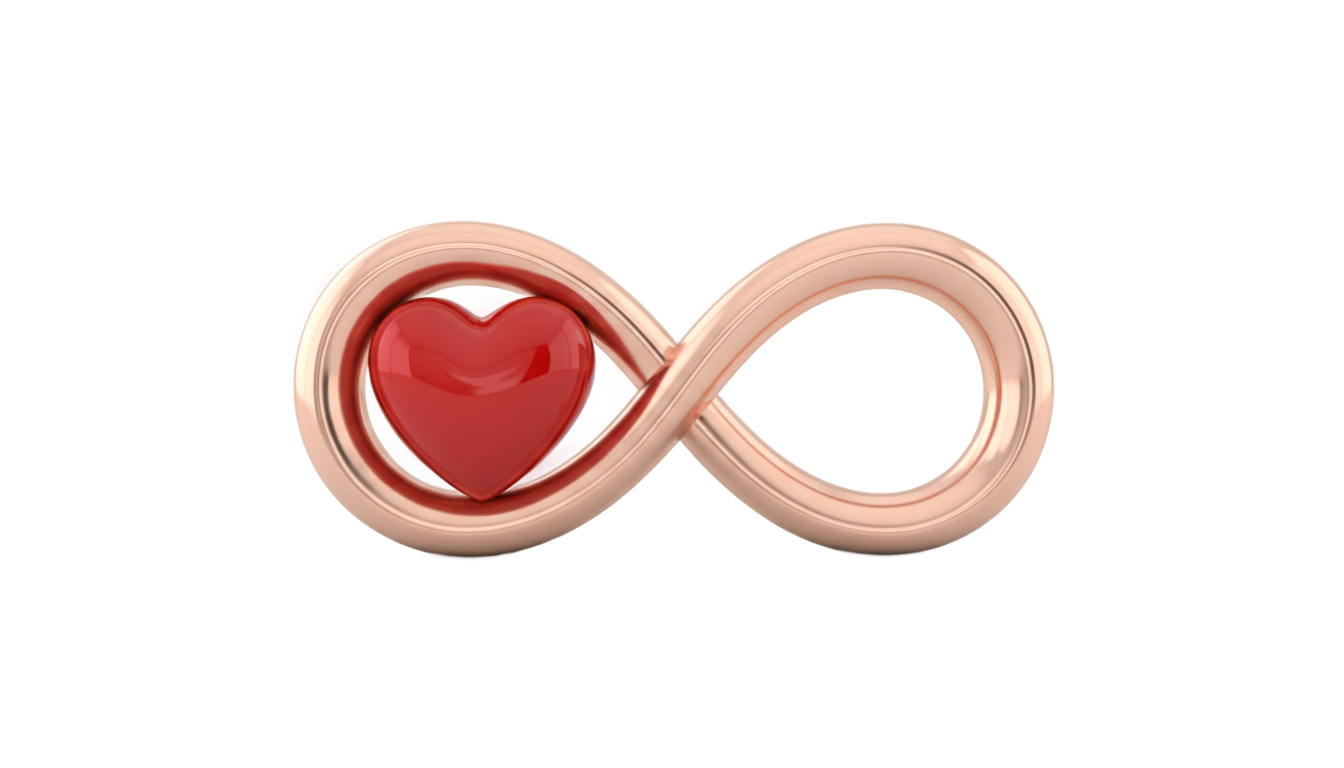 infinity love png PNG transparent background