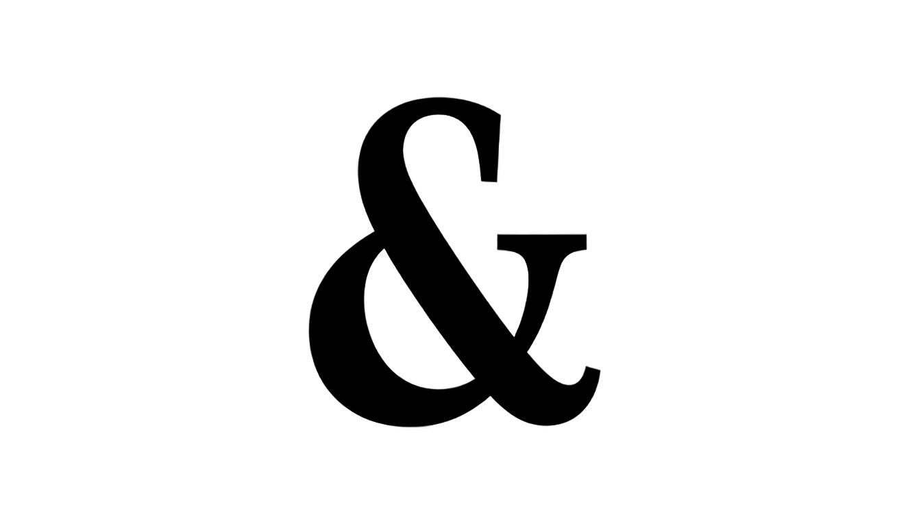 ampersand logo png PNG transparent background