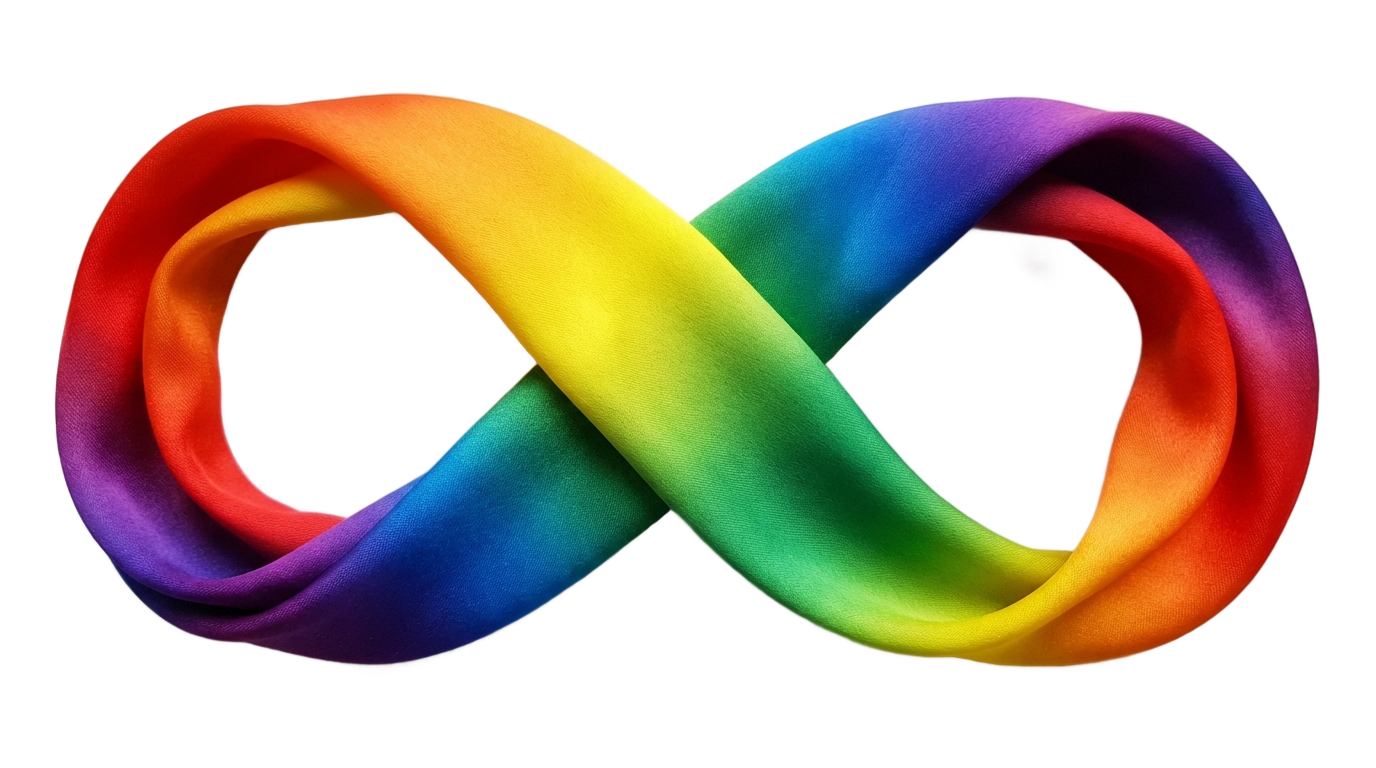 autism infinity symbol png PNG transparent background