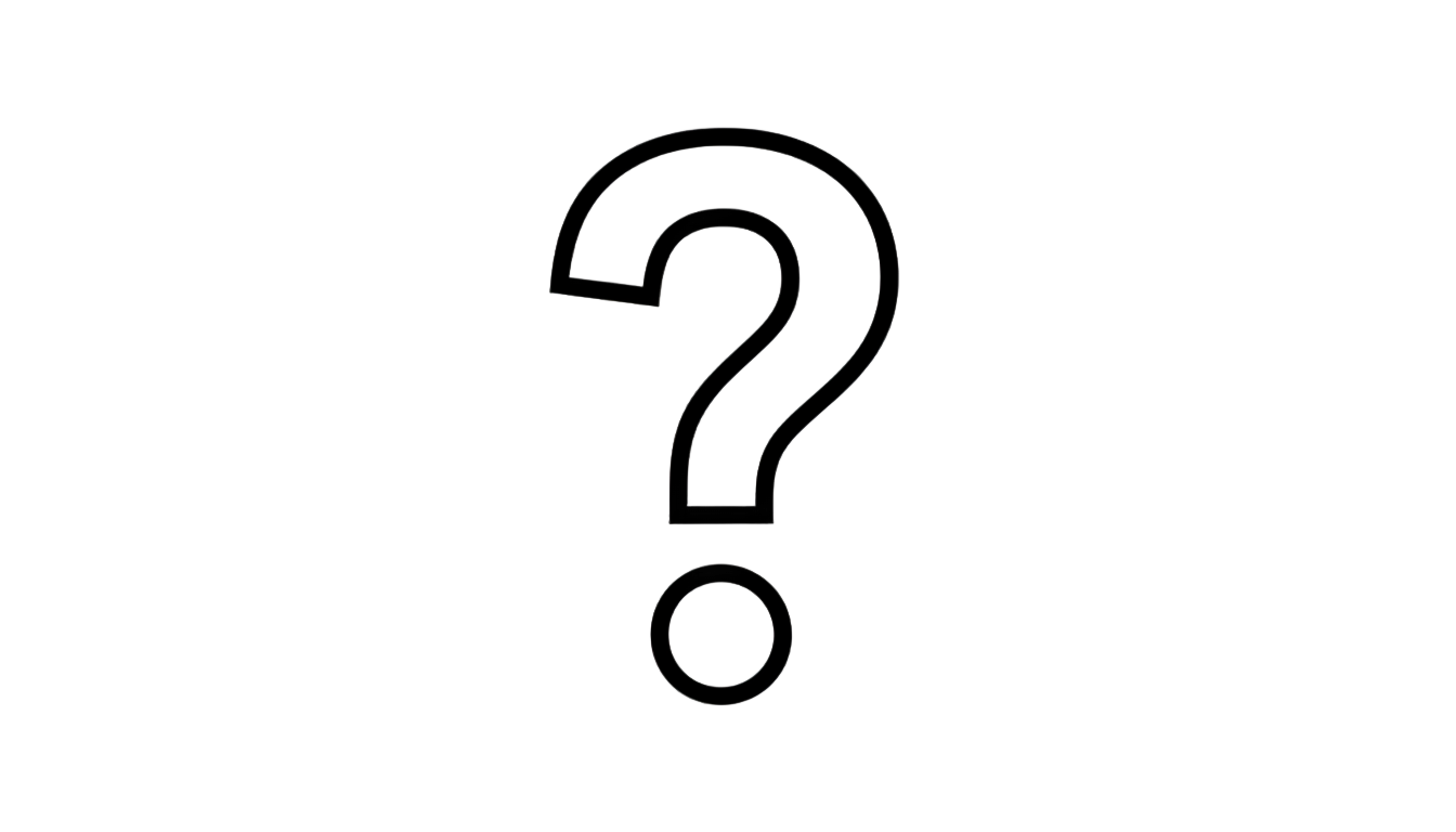 question mark outline png PNG transparent background