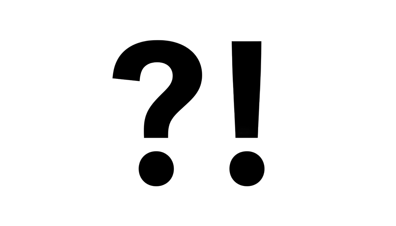 question mark exclamation point png PNG transparent background