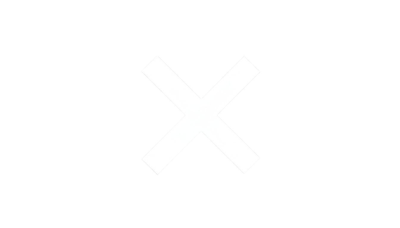 white cross mark png PNG transparent background