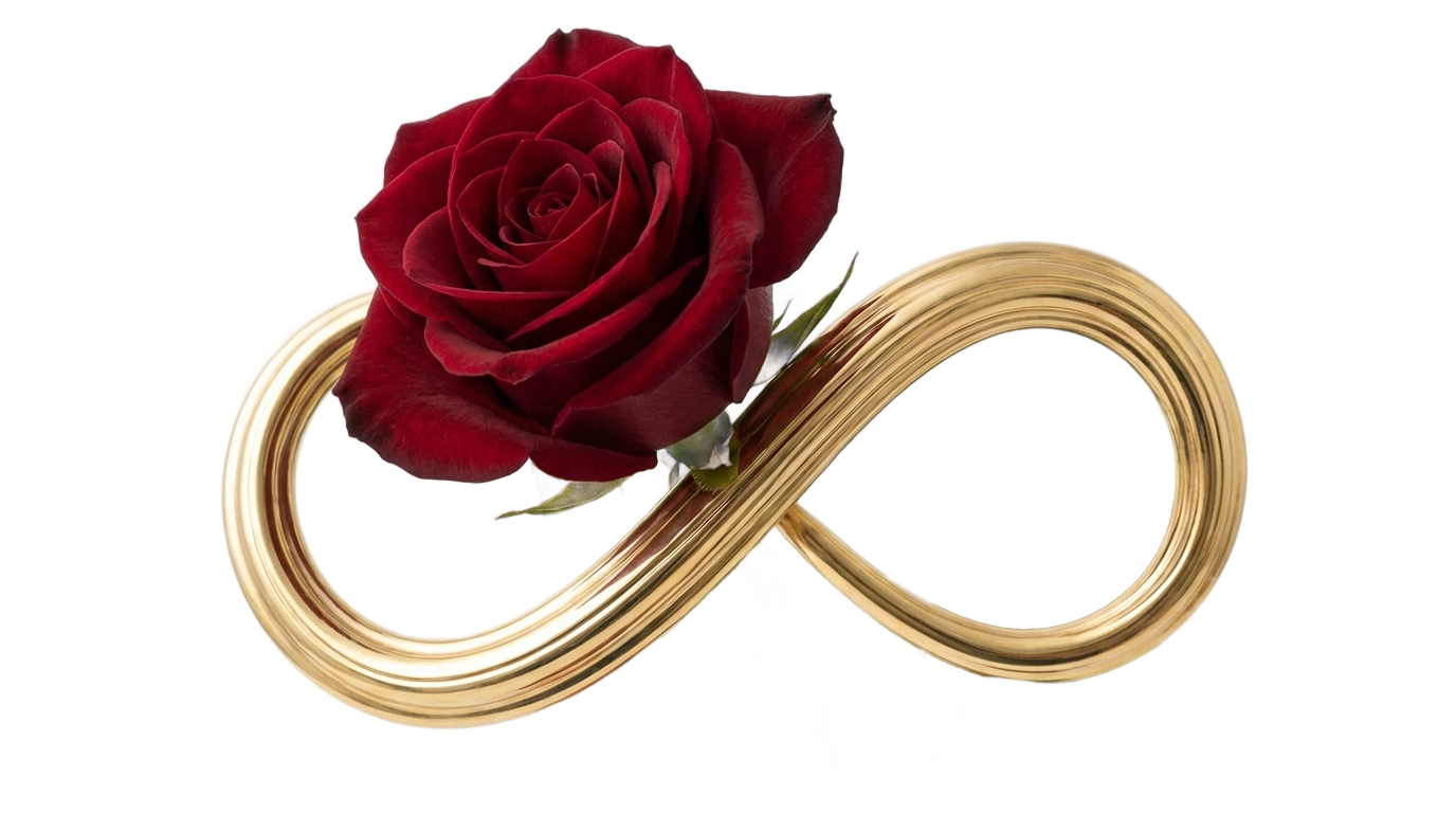 aoii infinity rose png PNG transparent background