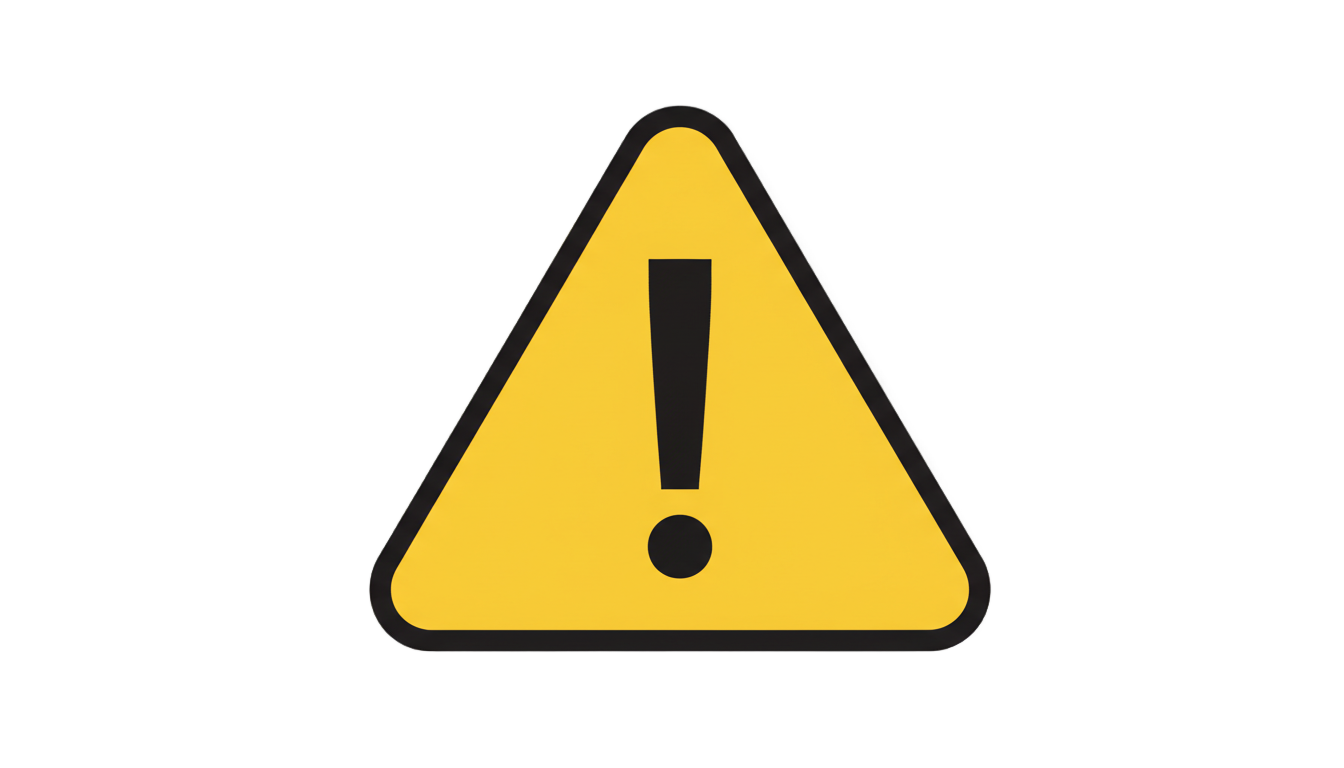 warning sign emoji png PNG transparent background