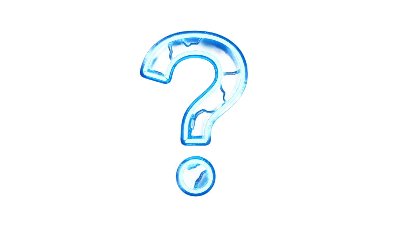 glowing question mark png PNG transparent background