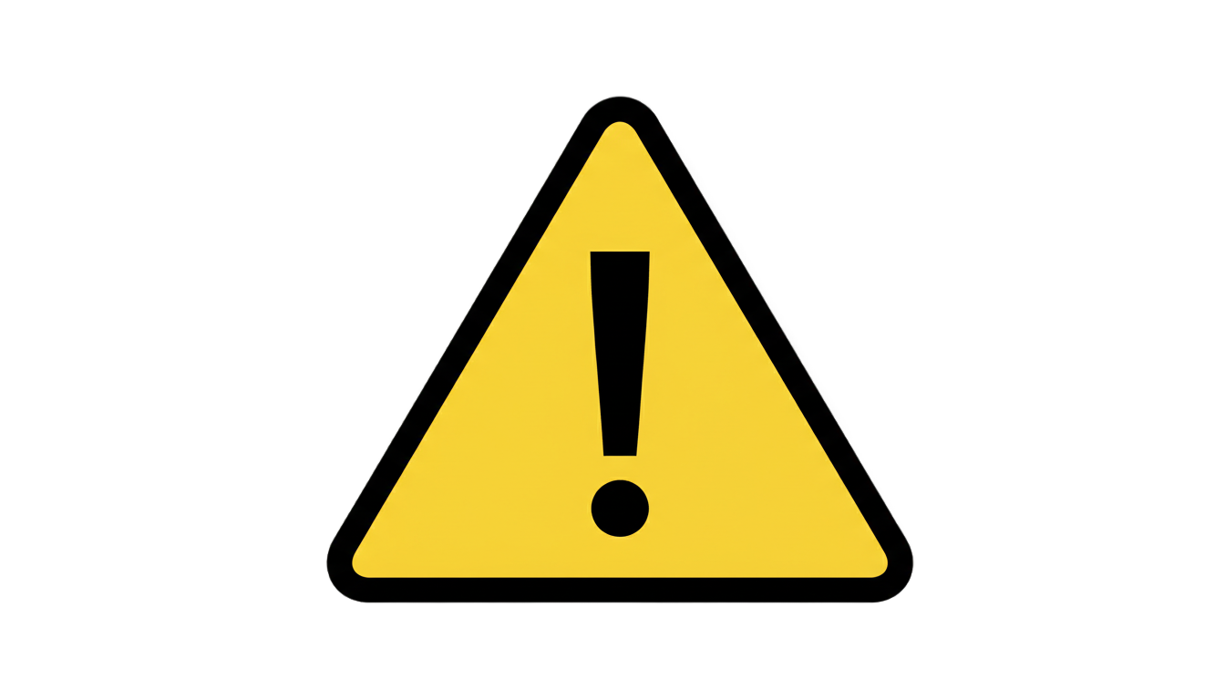 triangle warning sign png PNG transparent background