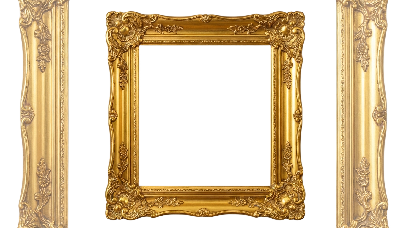 copyright free gold frame transparent png vectors download PNG transparent background