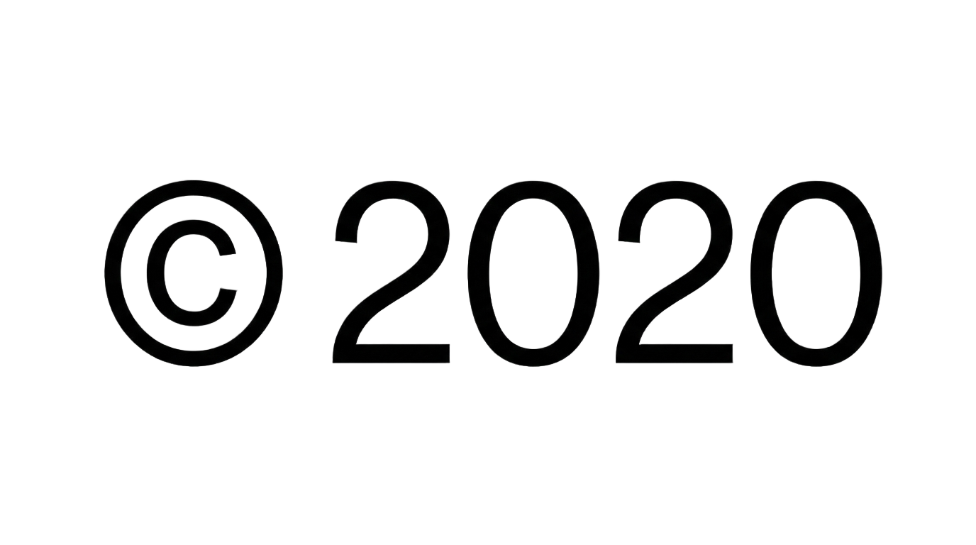 copyright 2020 logo png PNG transparent background