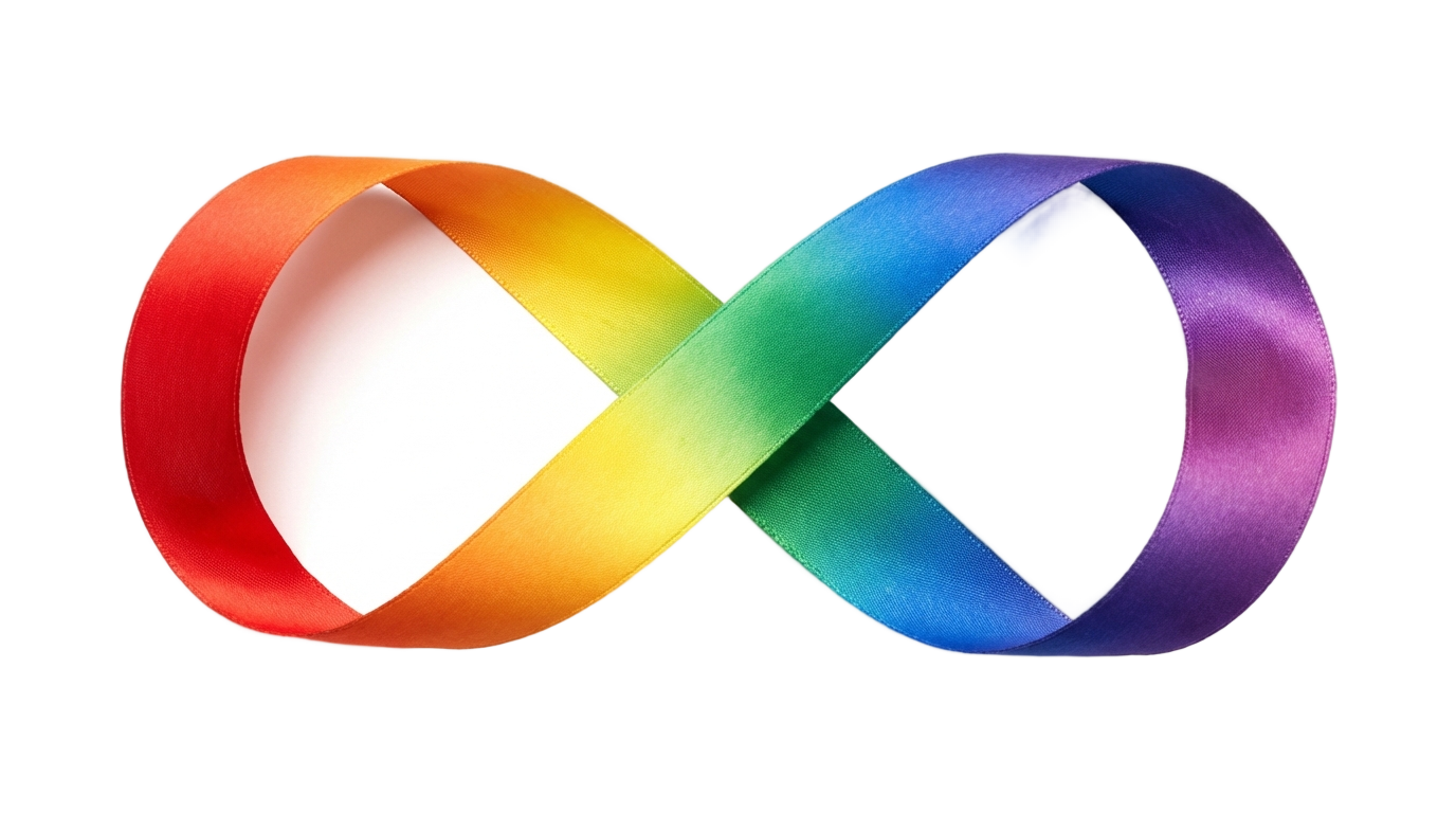 autism infinity symbol png PNG transparent background