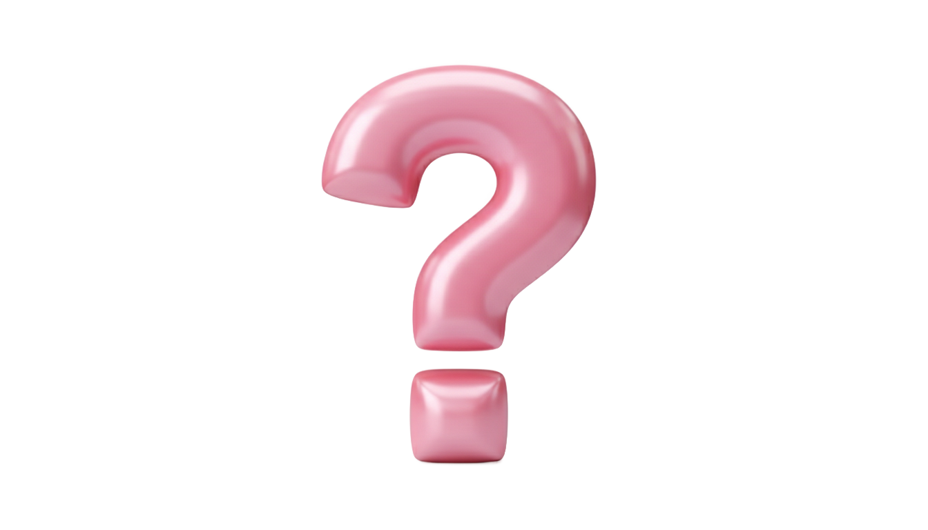 pink question mark png PNG transparent background