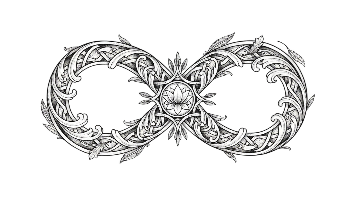infinity tattoo png PNG transparent background