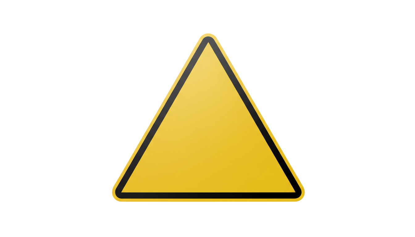 blank warning sign png PNG transparent background