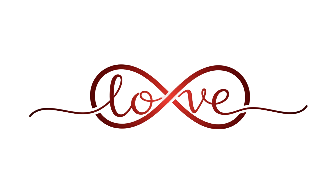 love infinity symbol png PNG transparent background