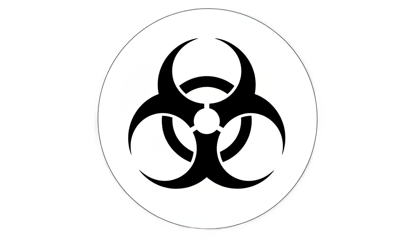 biohazard symbol png PNG transparent background