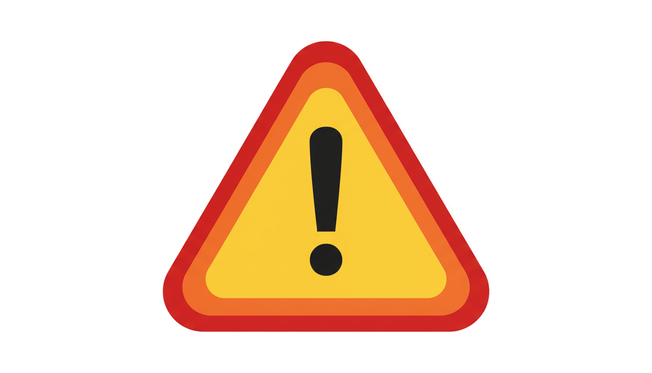 warning sign icon png PNG transparent background