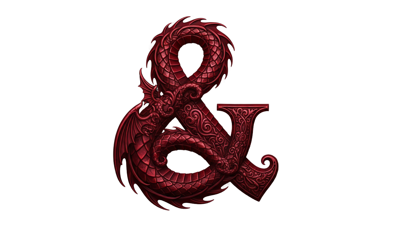 d&d ampersand png PNG transparent background