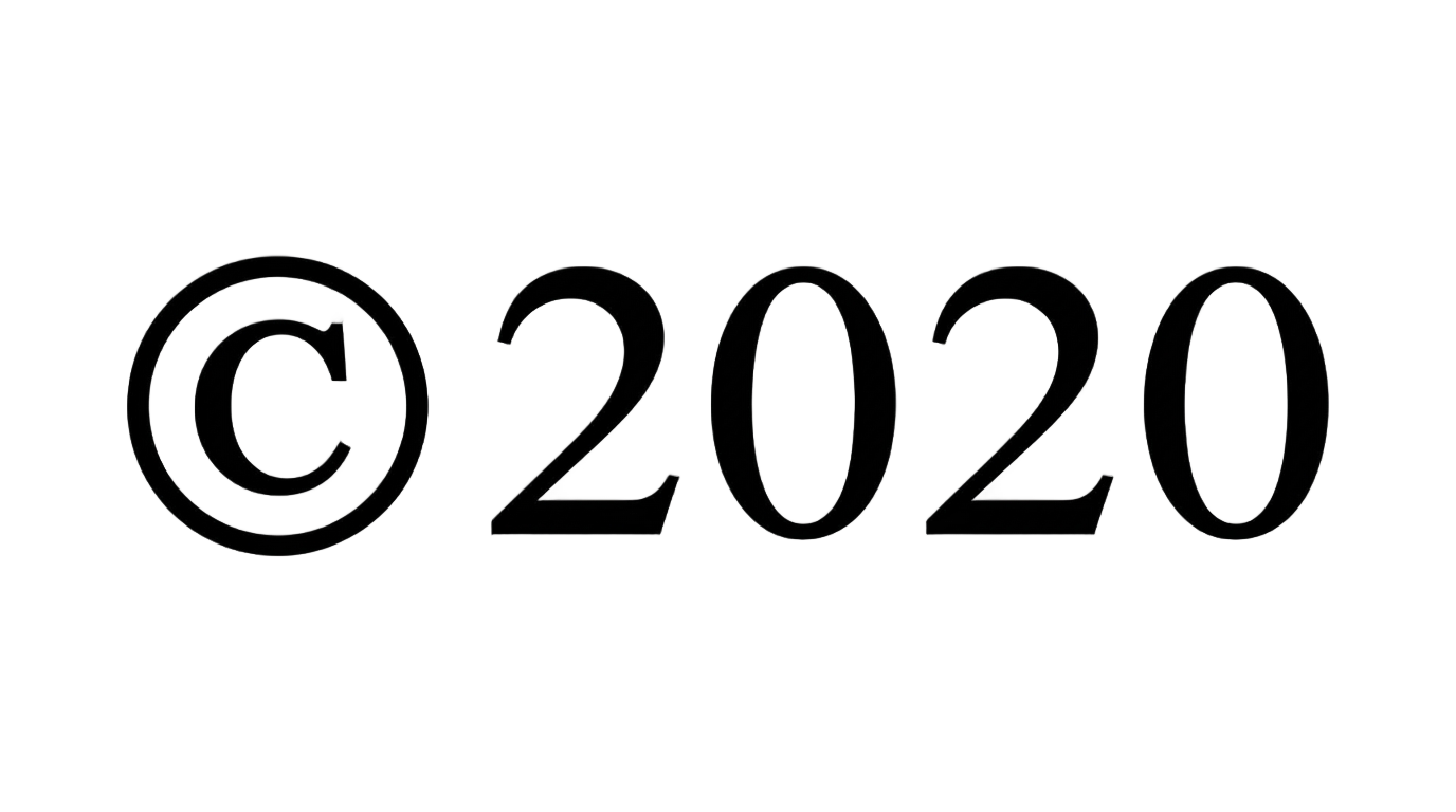 copyright 2020 logo png PNG transparent background