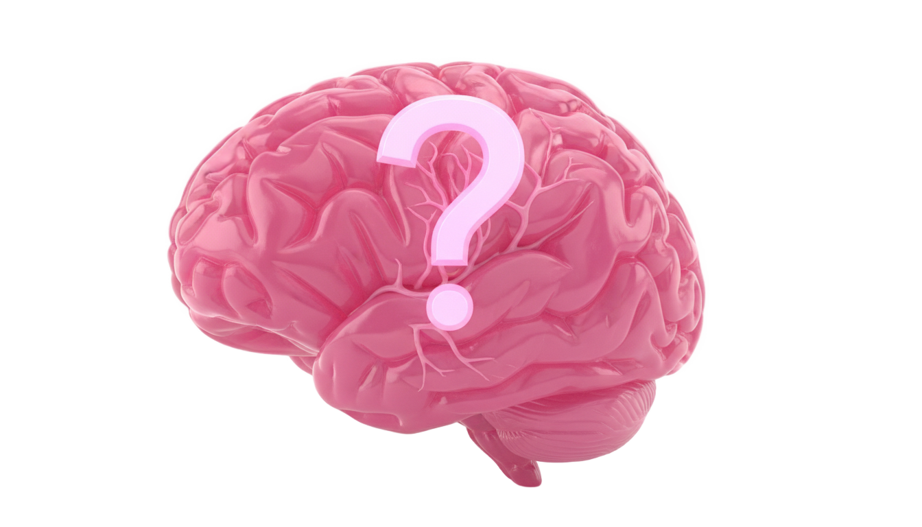 brain with question mark png PNG transparent background