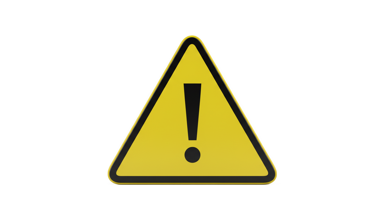 yellow warning sign png PNG transparent background