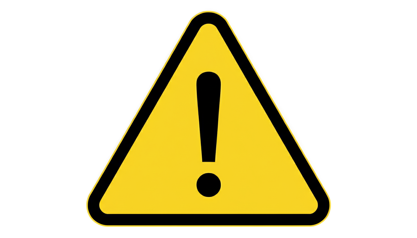 warning sign vector png PNG transparent background