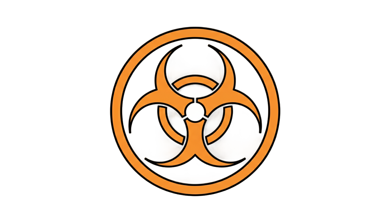 biohazard icon png PNG transparent background