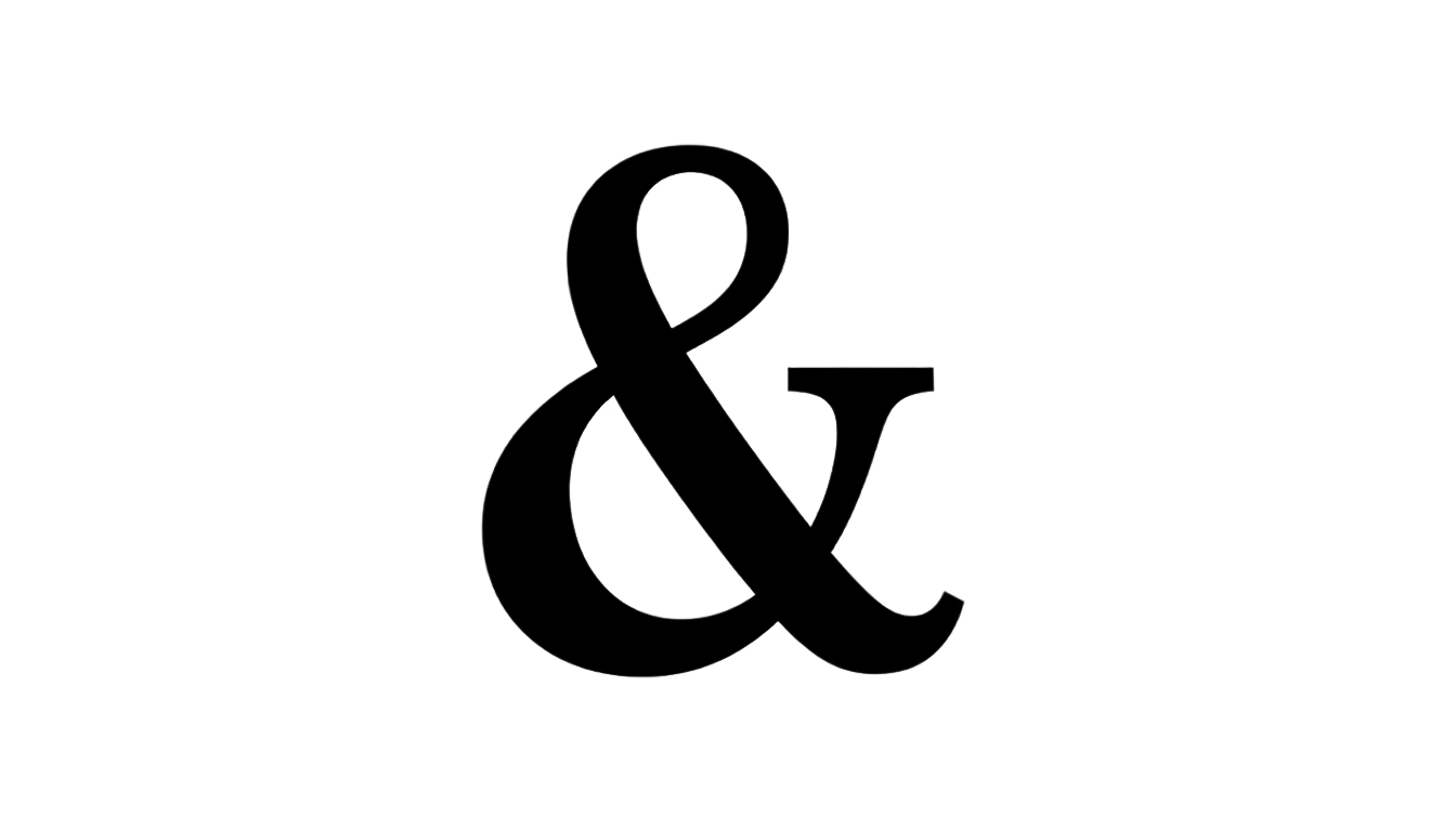 ampersand logo png PNG transparent background