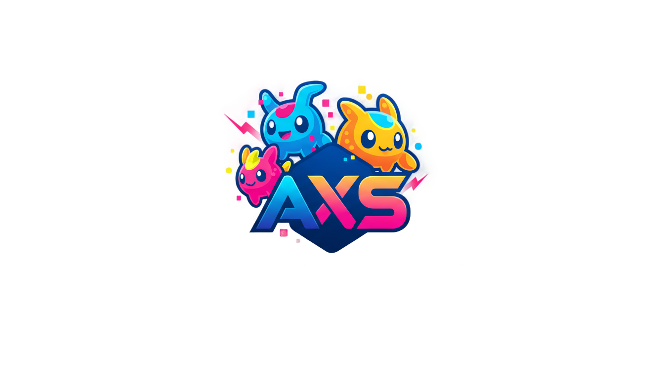 axie infinity logo png PNG transparent background